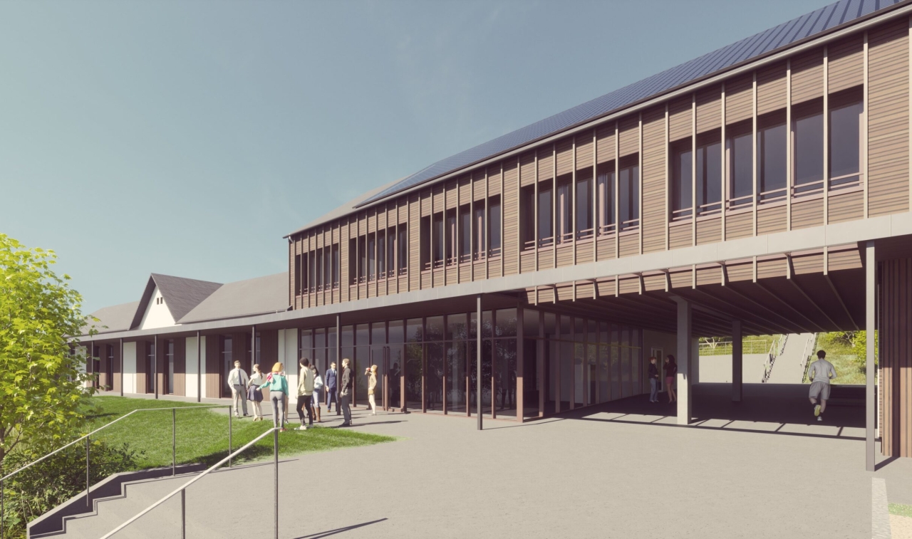 VUE DEPUIS PARVIS OUEST