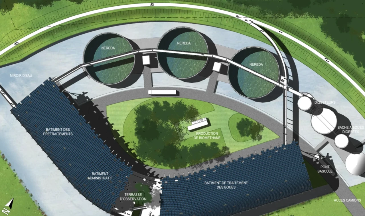 VALENCIENNES - step Bleu plan